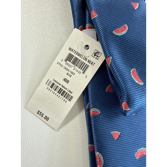 BARIII Navy Blue Pink Watermelon Slice Tie | NWT - Picture 3 of 6